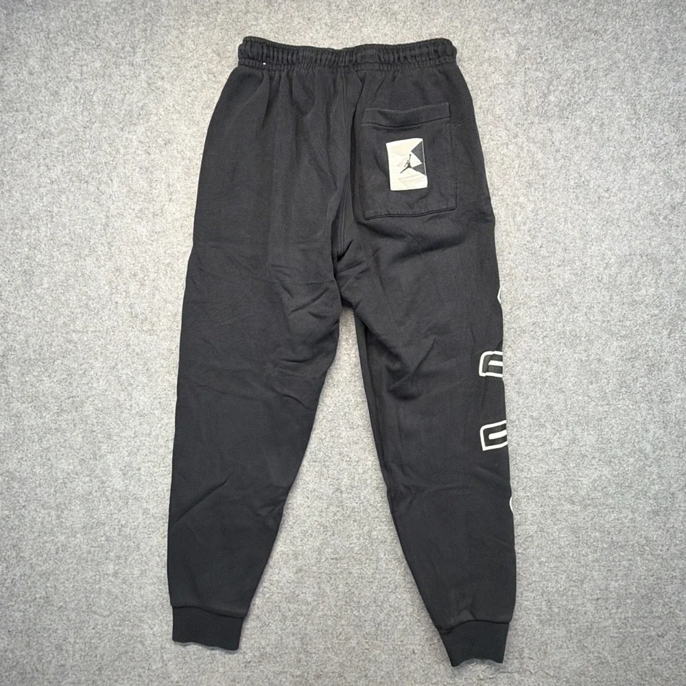 Air Jordan Fleece Sweatpants Mens Small Black Jumpman Basketball Jogger Pants